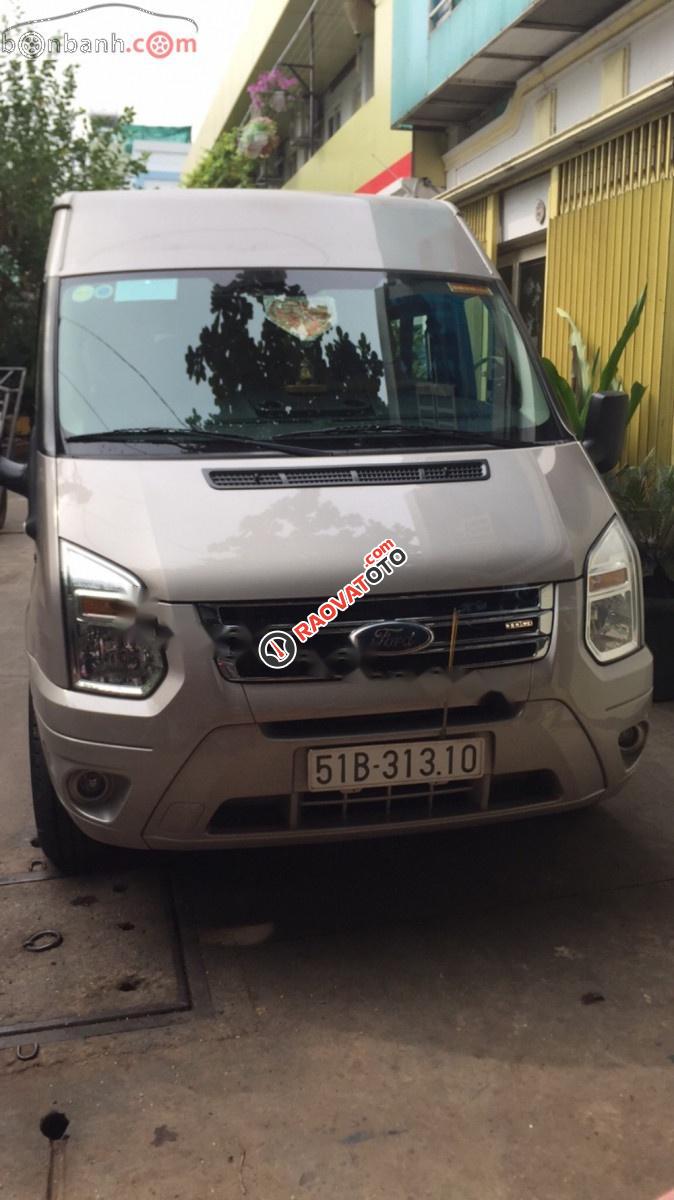 Bán ô tô Ford Transit Luxury sản xuất năm 2017, màu bạc-0