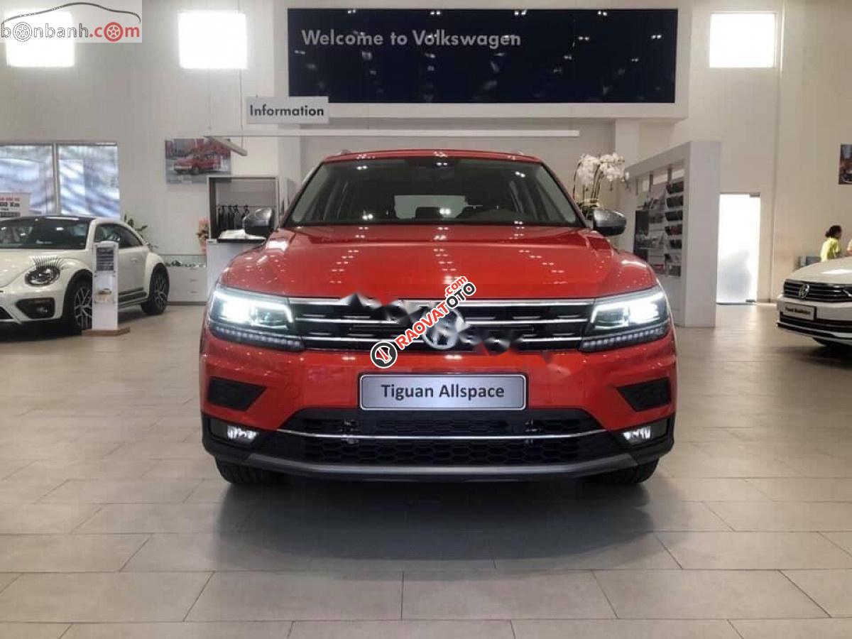 Bán Volkswagen Tiguan Allspace sản xuất năm 2018, màu đỏ, nhập khẩu-5