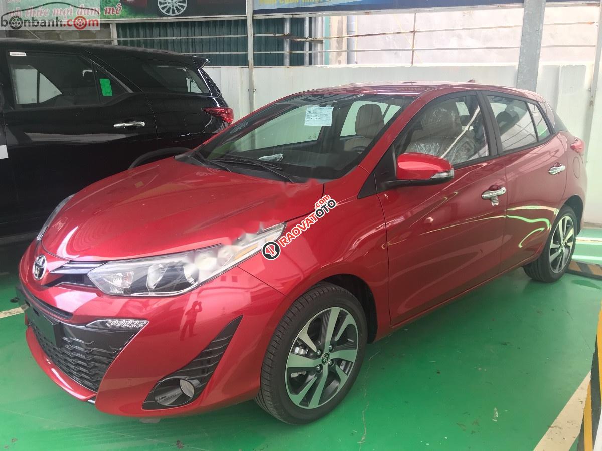 Bán ô tô Toyota Yaris 1.5G năm sản xuất 2019, màu đỏ, nhập khẩu -4