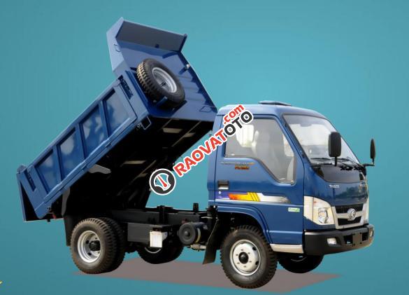 Giá xe Ben Thaco FD250. E4 tải trọng 2,49 tấn Trường Hải 2.1m3 ở Hà Nội. LH: 098.253.6148-5