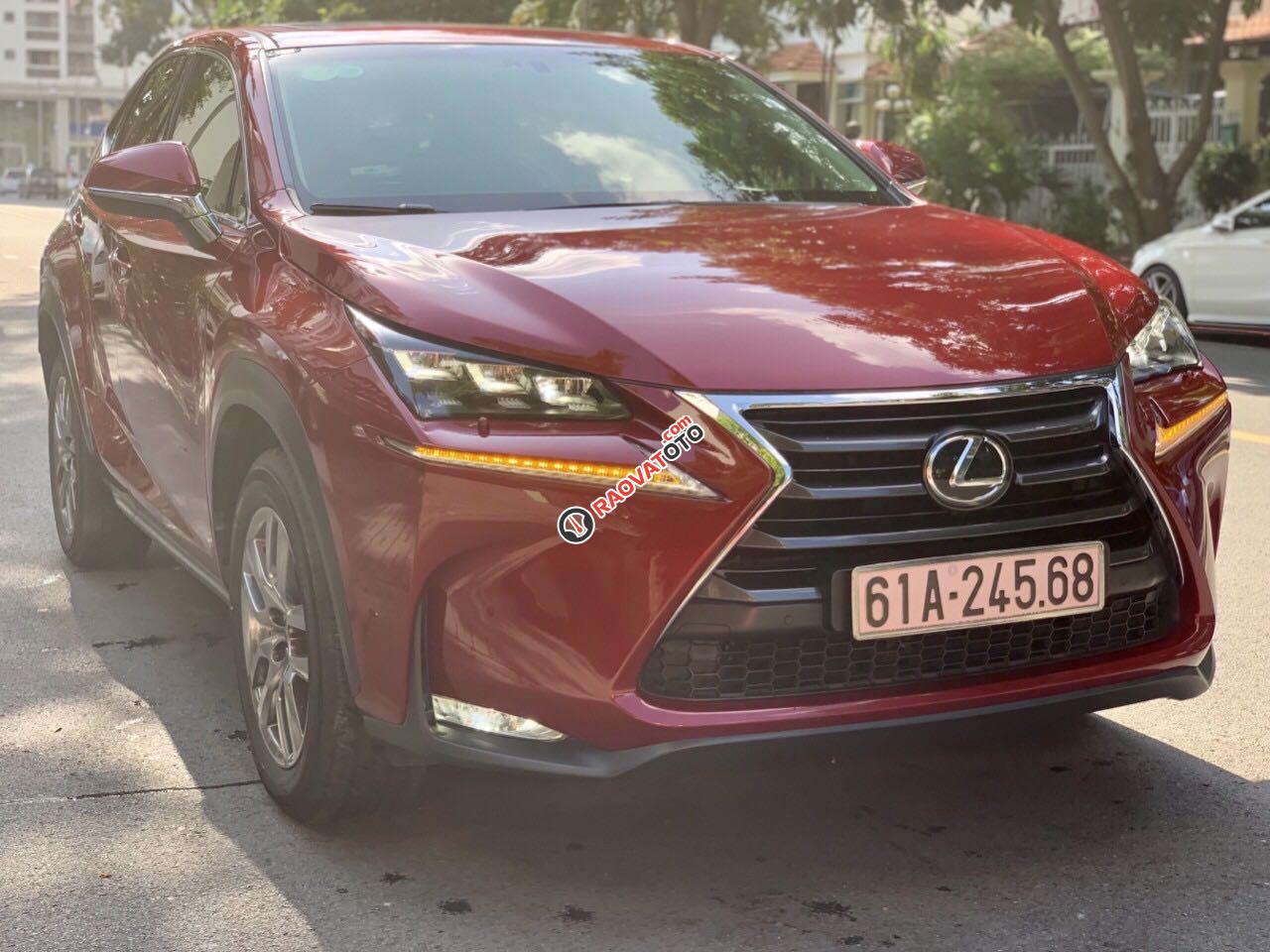 Bán Lexus NX đăng ký lần đầu 2016, màu đỏ, nhập khẩu nguyên chiếc-0