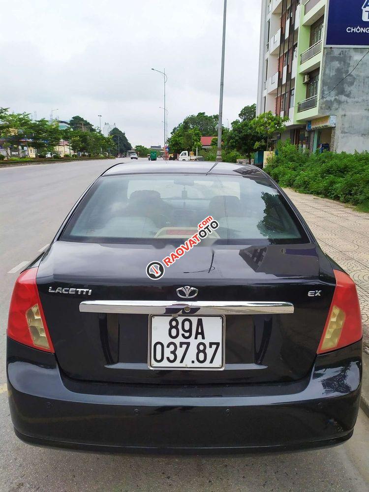 Nhà bán Daewoo Lacetti EX đời 2005, màu đen số sàn-1