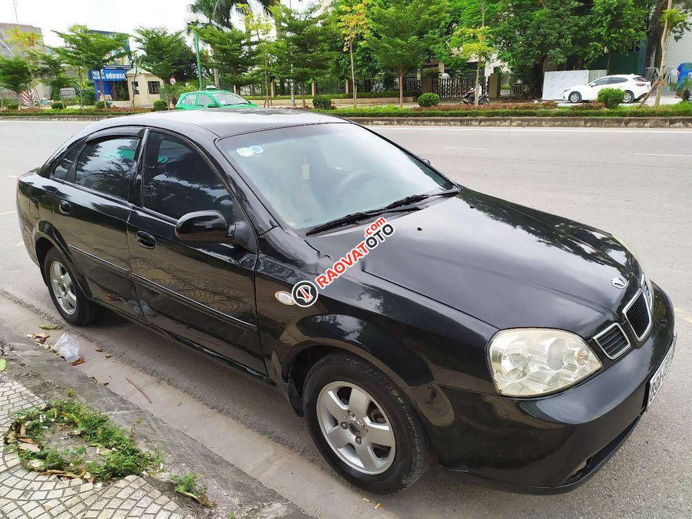 Nhà bán Daewoo Lacetti EX đời 2005, màu đen số sàn-2