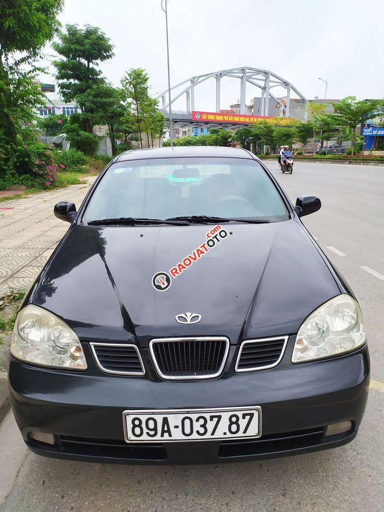 Nhà bán Daewoo Lacetti EX đời 2005, màu đen số sàn-0