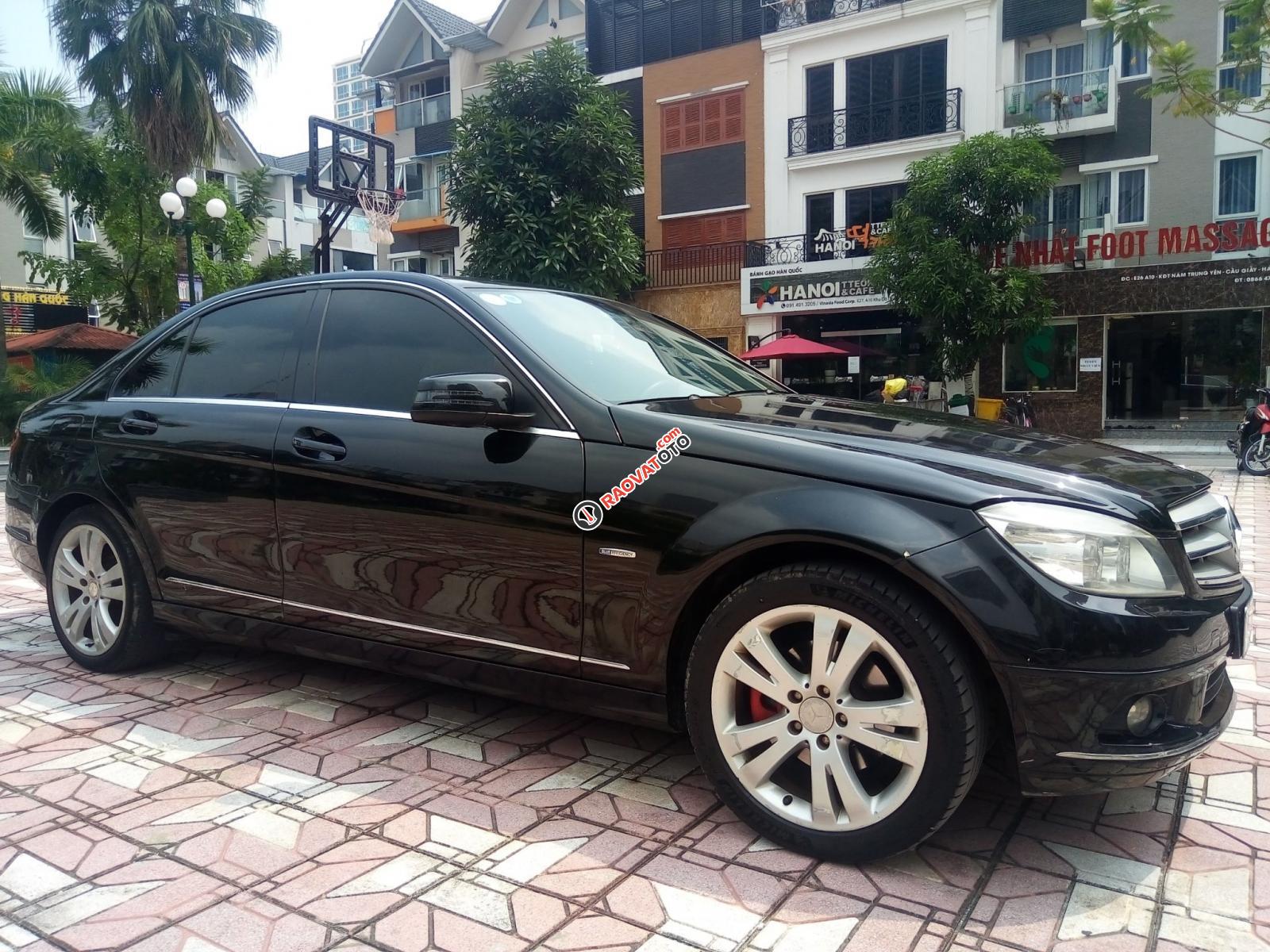 Bán xe Merc C200 SX 2007 màu đen - nội thất đen-1