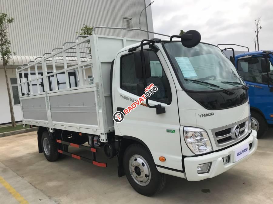 Xe tải Thaco 3,5 tấn Bình Dương - Thaco Ollin 350. E4, động cơ Isuzu đời 2018, giao xe ngay trong 3 ngày. LH: 0944.813.912-0