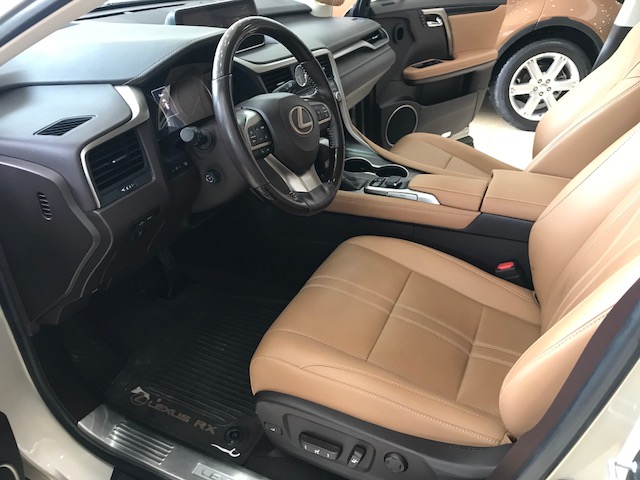 Cần bán xe Lexus RX350 2017, màu vàng cát, nhập khẩu đăng ký 2018-8