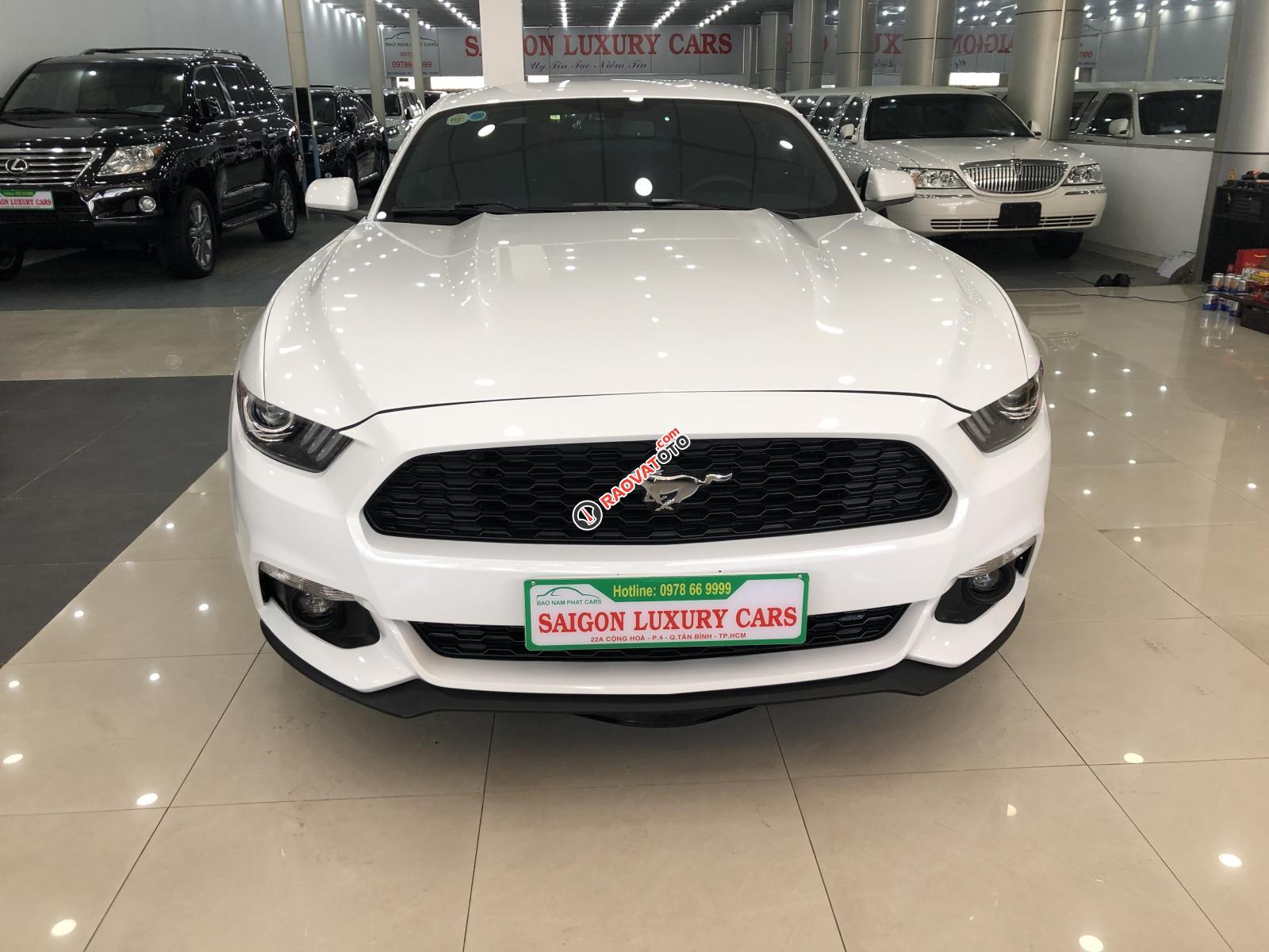 Cần bán xe Ford Mustang sản xuất 2017, màu trắng, nhập khẩu nguyên chiếc-4