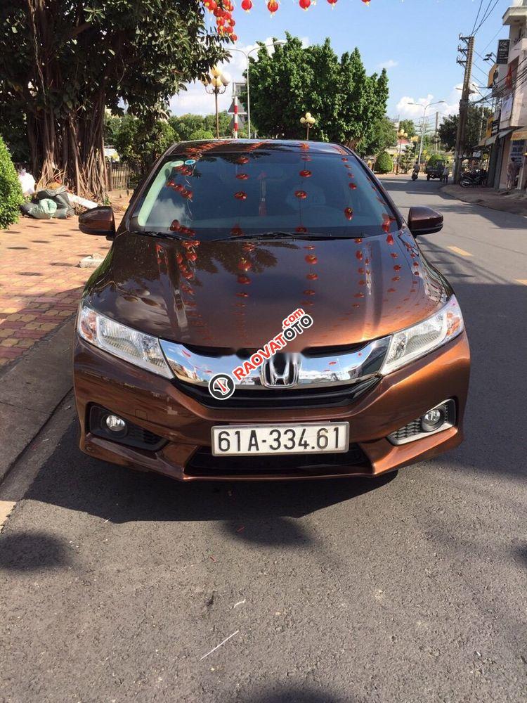 Gia đình bán lại xe Honda City CVT đời 2016, màu nâu-4