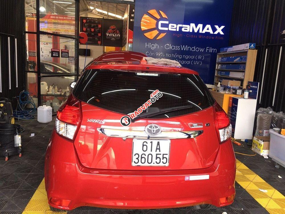 Bán Toyota Yaris 1.5AT đời 2017, màu đỏ, nhập khẩu Thái -0