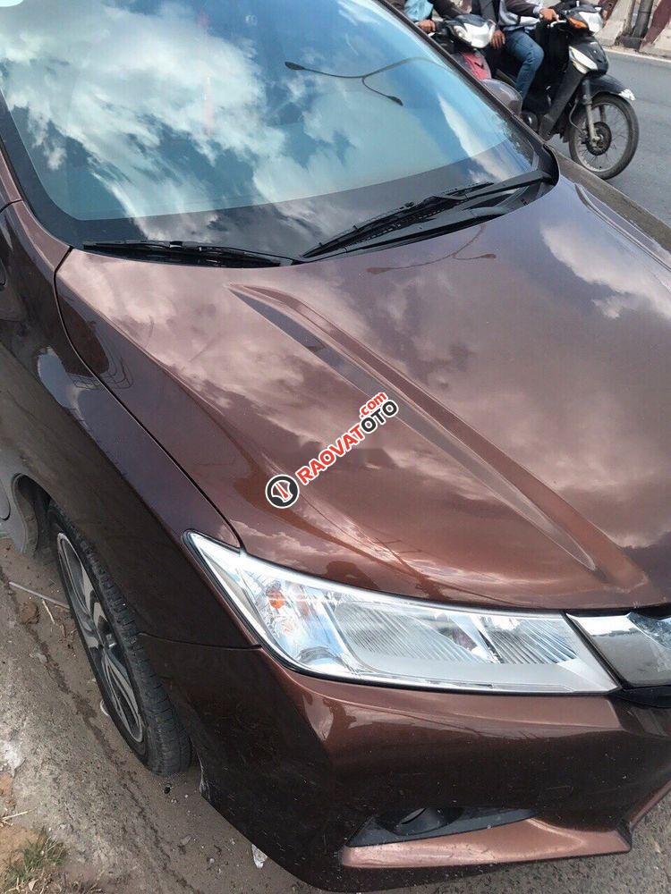 Gia đình bán lại xe Honda City CVT đời 2016, màu nâu-2