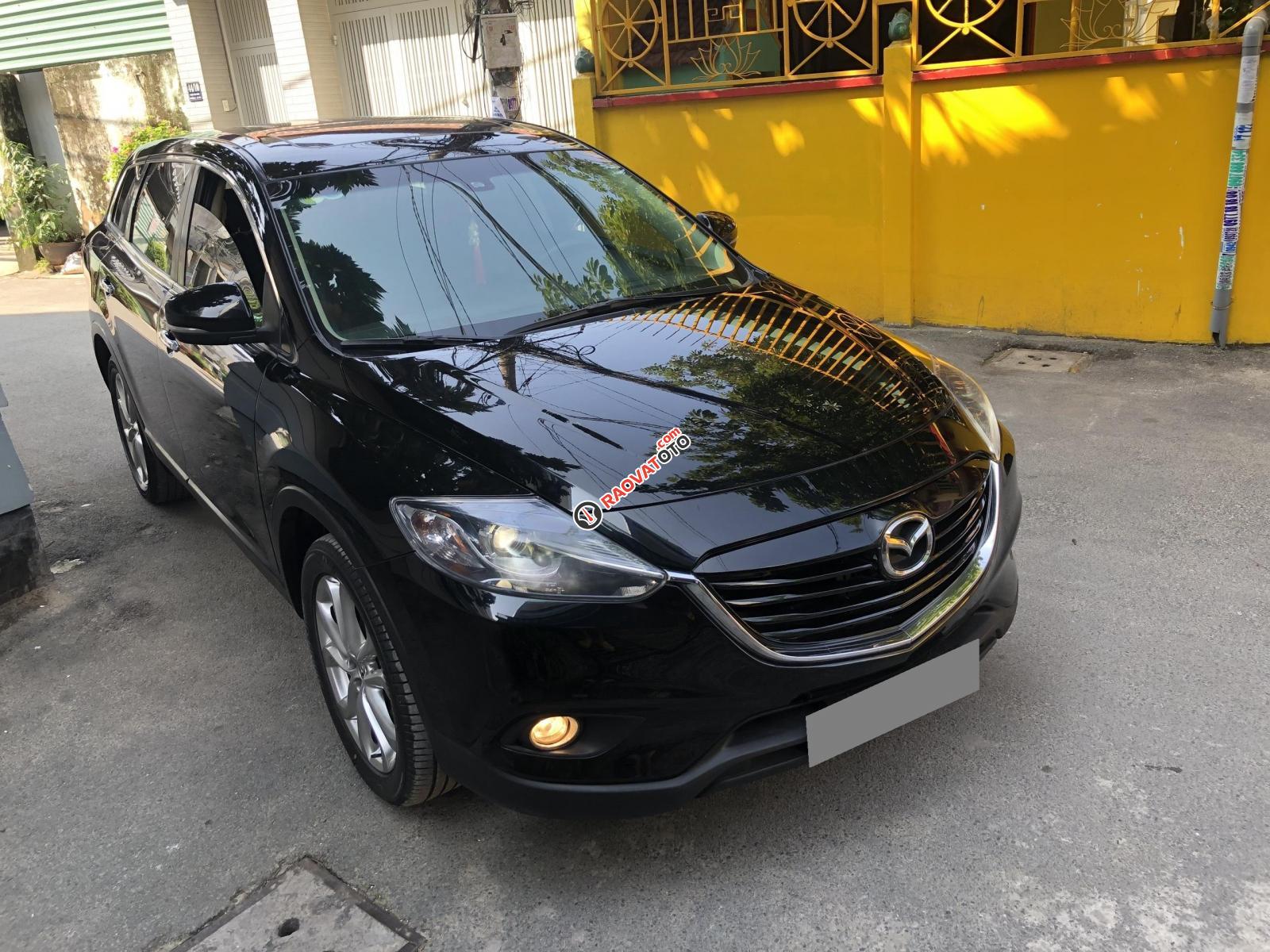 Bán Mazda CX9 màu đen 2014, xe chính chủ đi kỹ-0