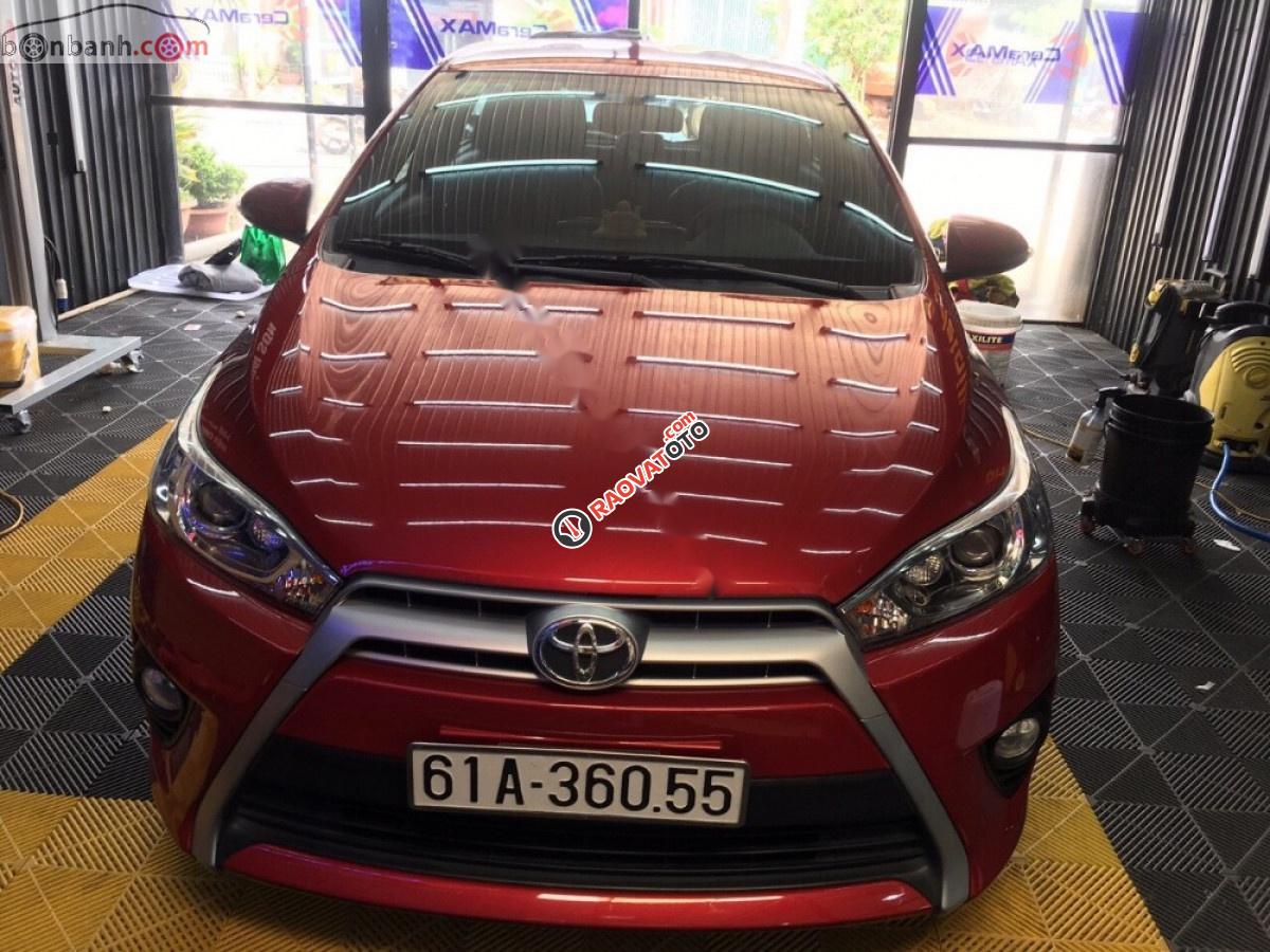 Bán Toyota Yaris 1.5G 2017, màu đỏ, xe nhập-2
