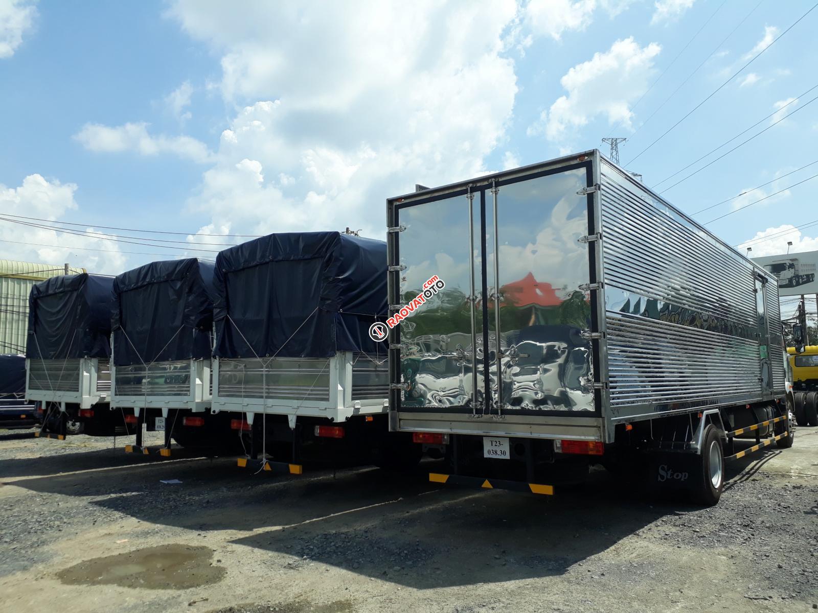 Bán xe tải FAW 8 tấn thùng dài 9m7 chuyên chở hàng cồng kềnh-2
