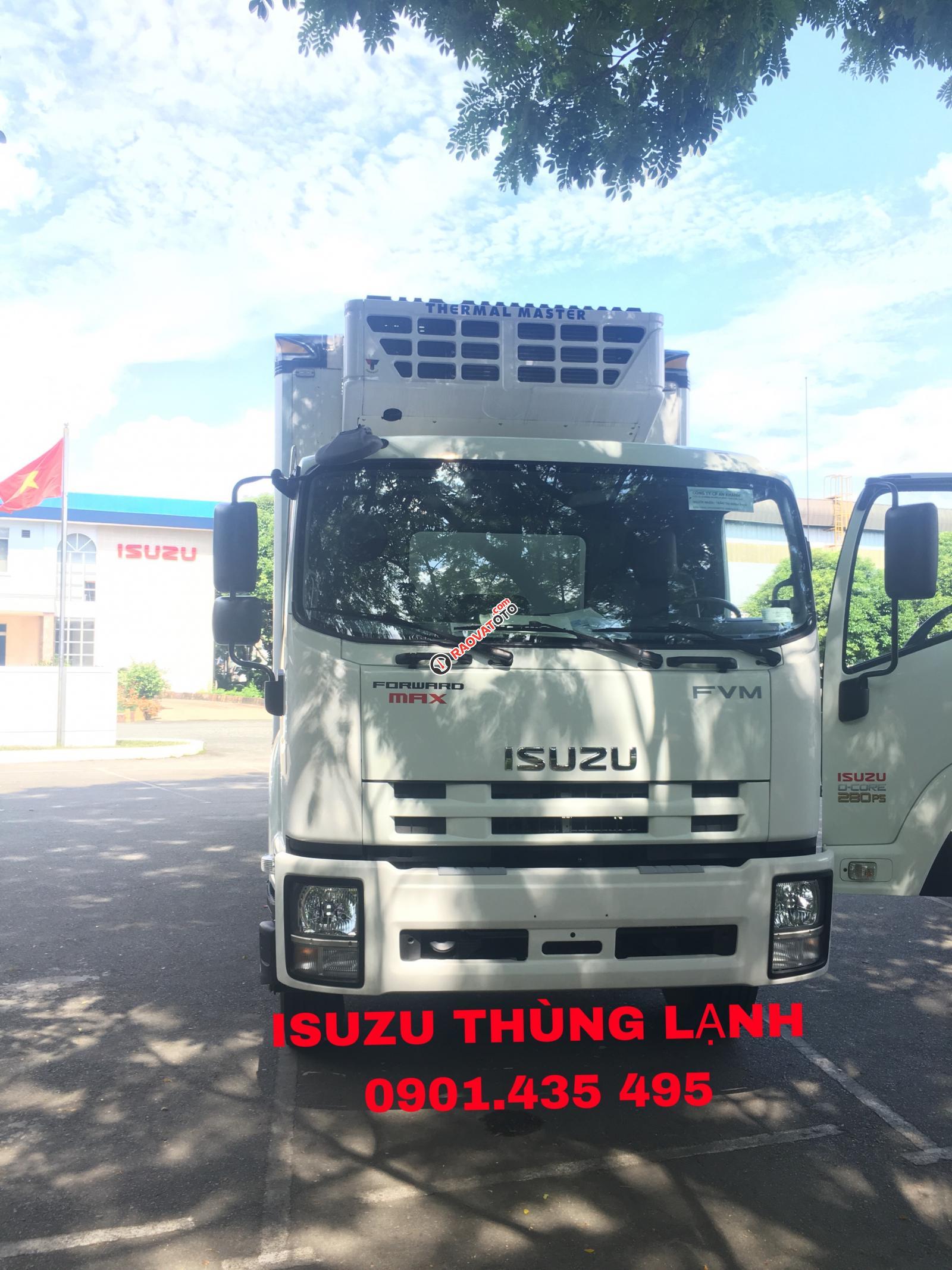 Isuzu thùng đông lạnh, KM máy lạnh, 12 phiếu bảo dưỡng, radio MP3-1