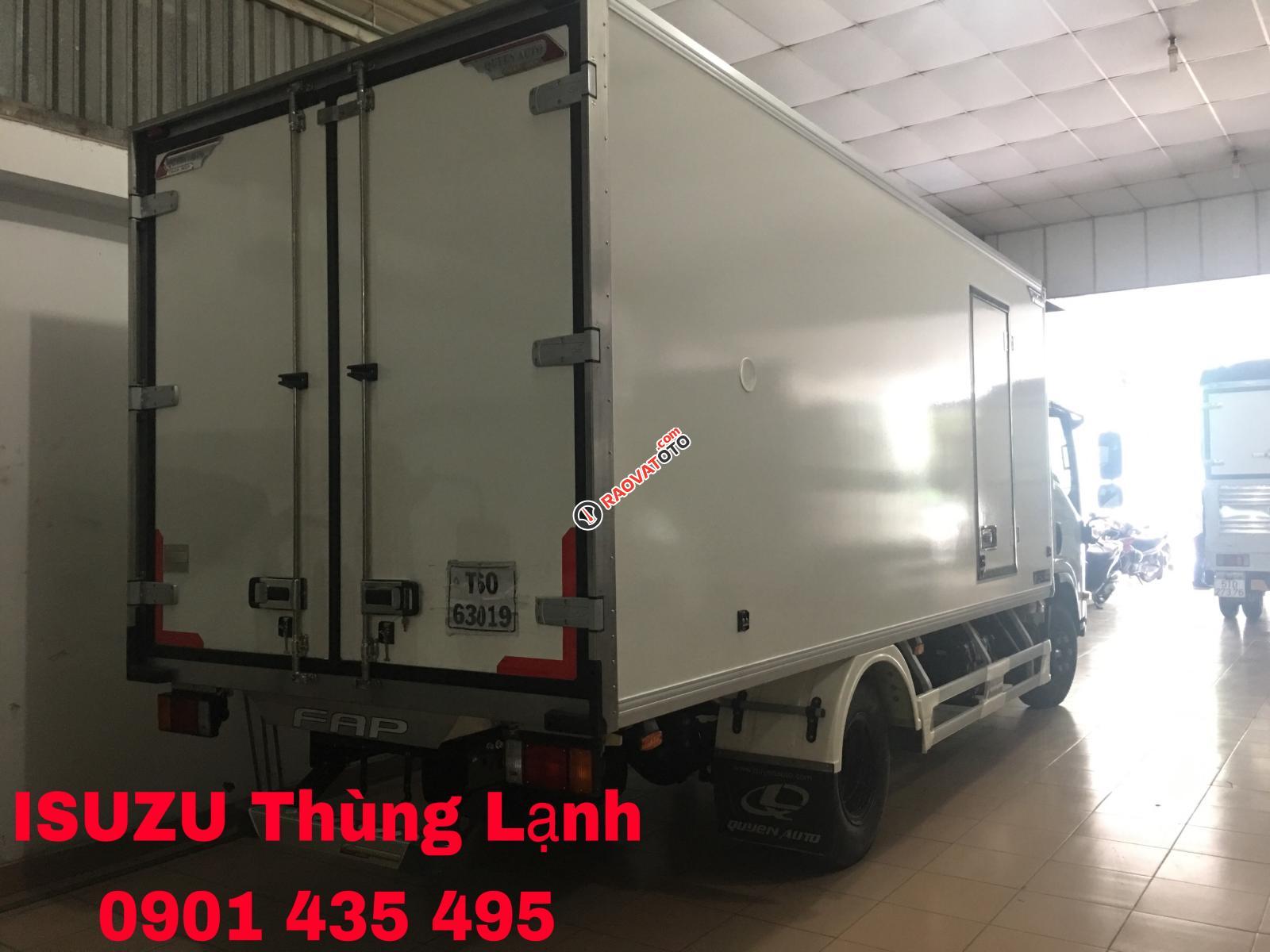 Isuzu thùng đông lạnh, KM máy lạnh, 12 phiếu bảo dưỡng, radio MP3-11