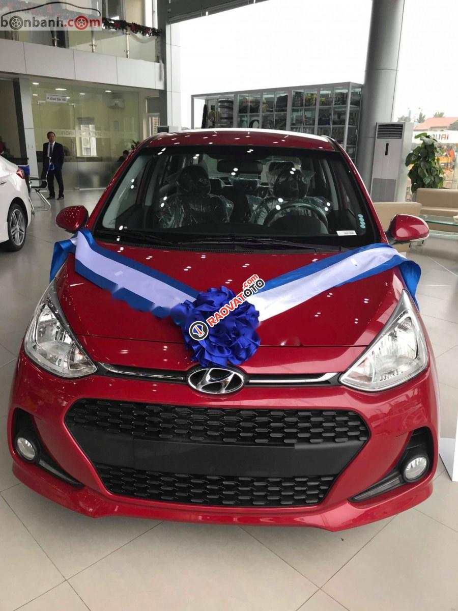 Cần bán Hyundai Grand i10 1.2 AT đời 2019, màu đỏ, 387 triệu-1