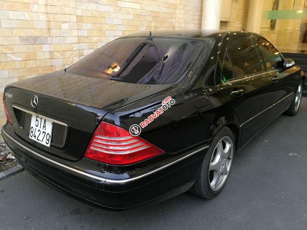 Cần bán gấp Mercedes S500L đời 2005, màu đen, nhập khẩu nguyên chiếc còn mới-1