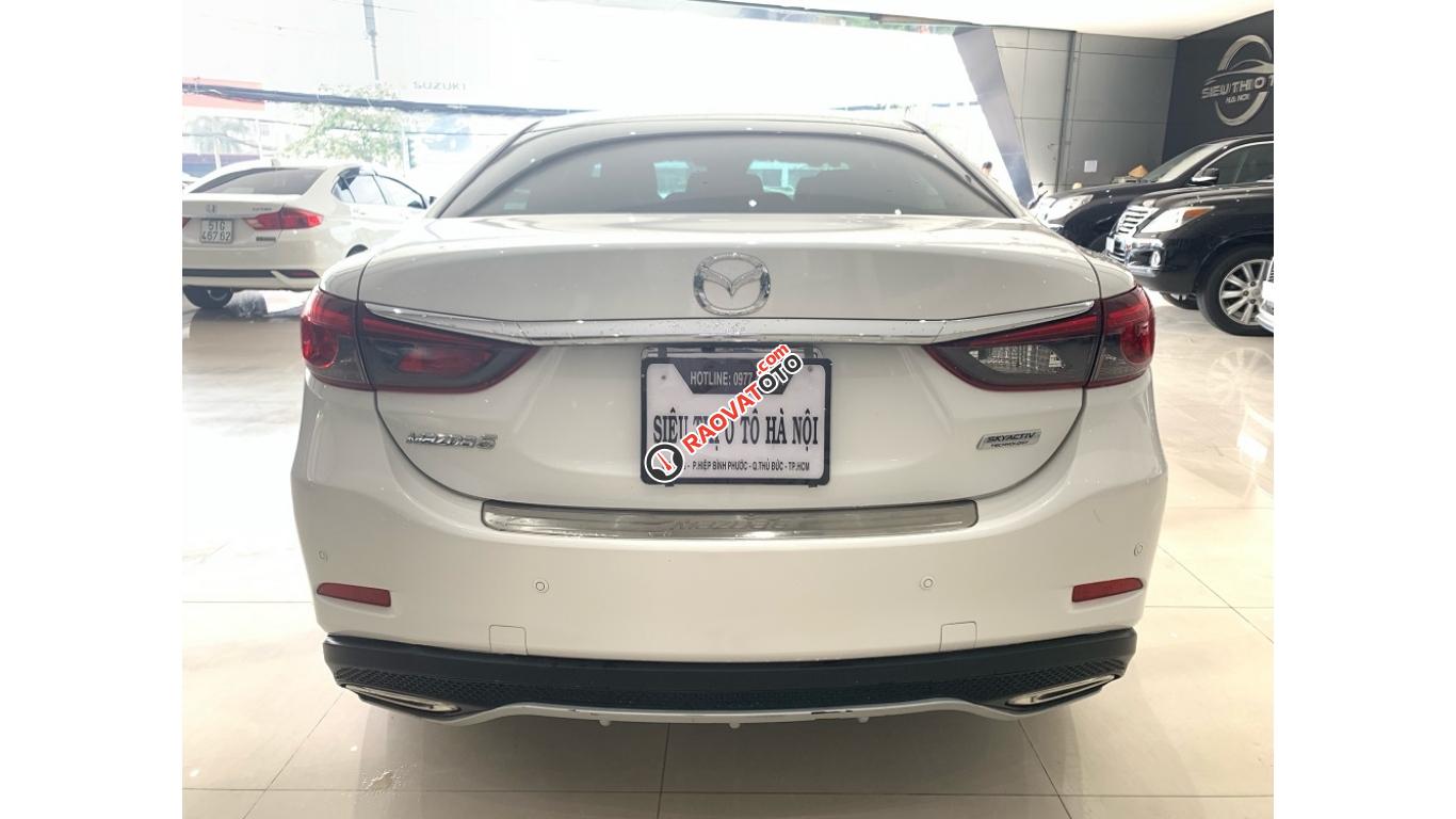 Bán Mazda 6 2.0 AT 2018, màu trắng, odo 27.000 km. Hotline: 0985.190491 Ngọc-5