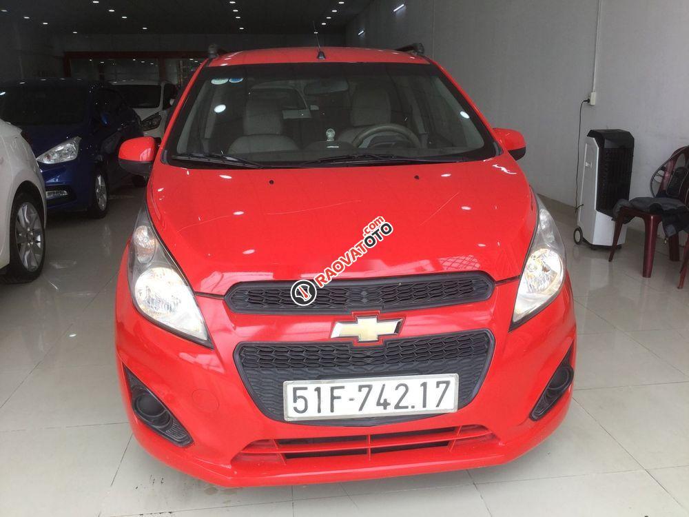 Bán xe Chevrolet Spark 1.0LS năm 2016, màu đỏ số sàn, 235 triệu-2