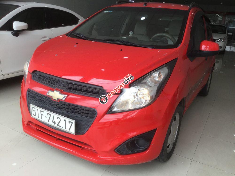 Bán xe Chevrolet Spark 1.0LS năm 2016, màu đỏ số sàn, 235 triệu-0