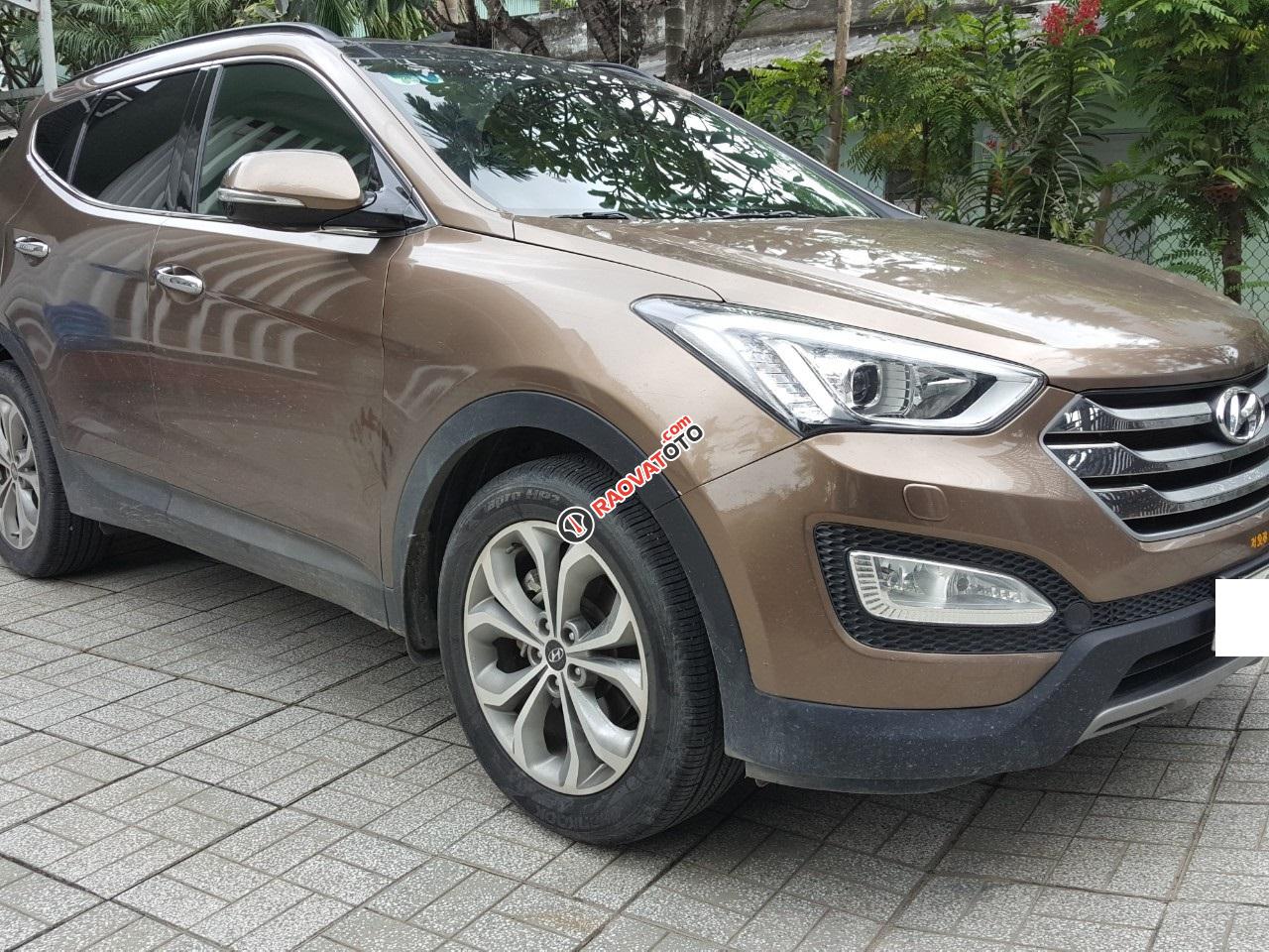 Hãng bán Hyundai SantaFe 4WD 2.4AT, 2015 đăng ký 2016, biển Sài Gòn-6