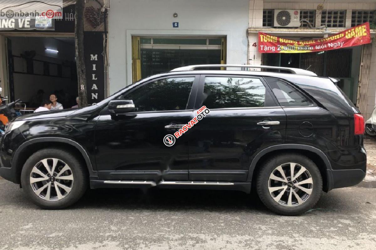 Xe Kia Sorento GATH sản xuất năm 2015, màu đen xe gia đình  -0