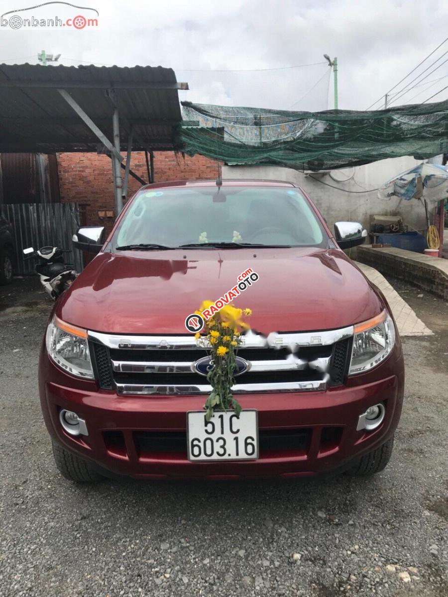 Cần bán lại xe Ford Ranger XLT đời 2015, màu đỏ -3