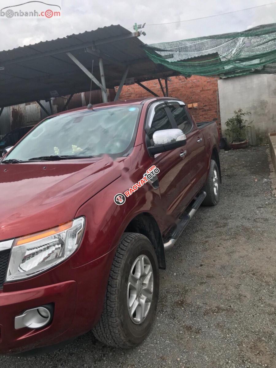 Cần bán lại xe Ford Ranger XLT đời 2015, màu đỏ -4