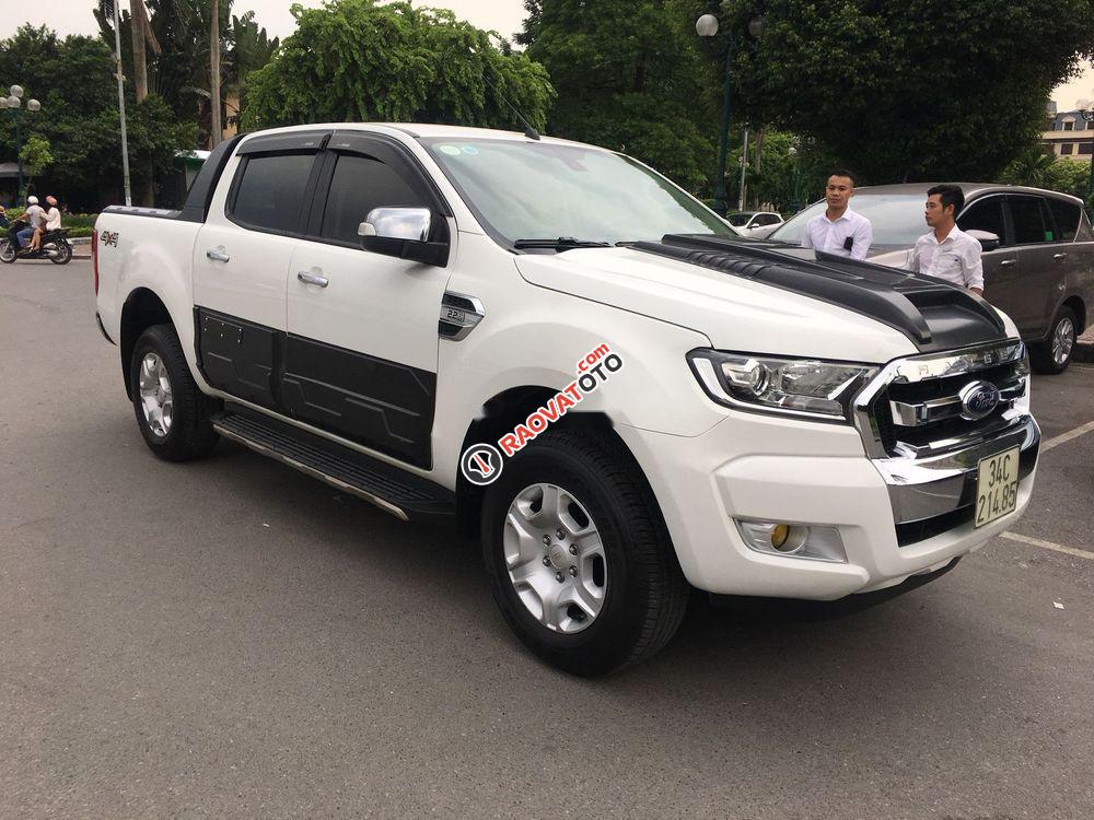 Bán Ford Ranger XLT sản xuất 2015, form 2016, màu trắng, nhập khẩu-4