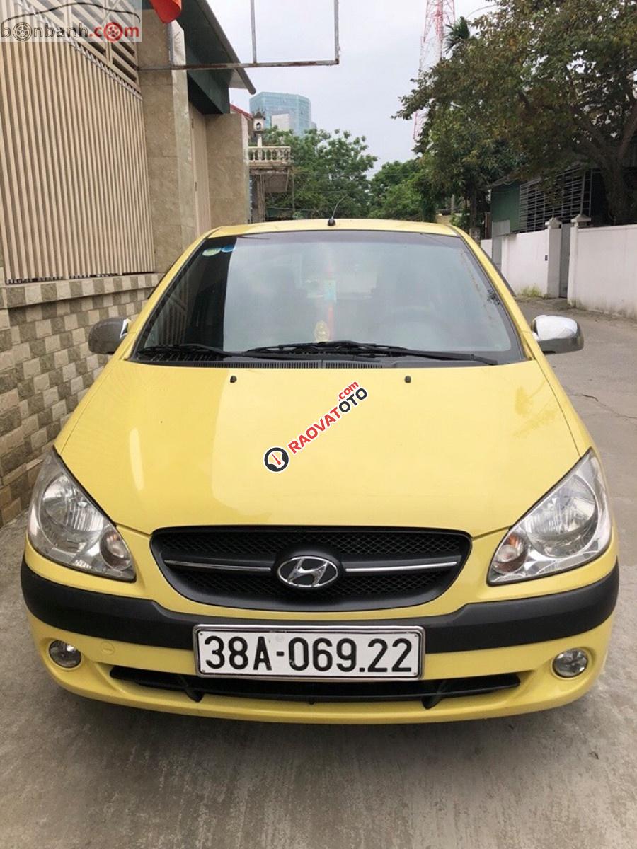 Bán Hyundai Getz 1.4 AT sản xuất năm 2009, màu vàng, xe nhập số tự động-4