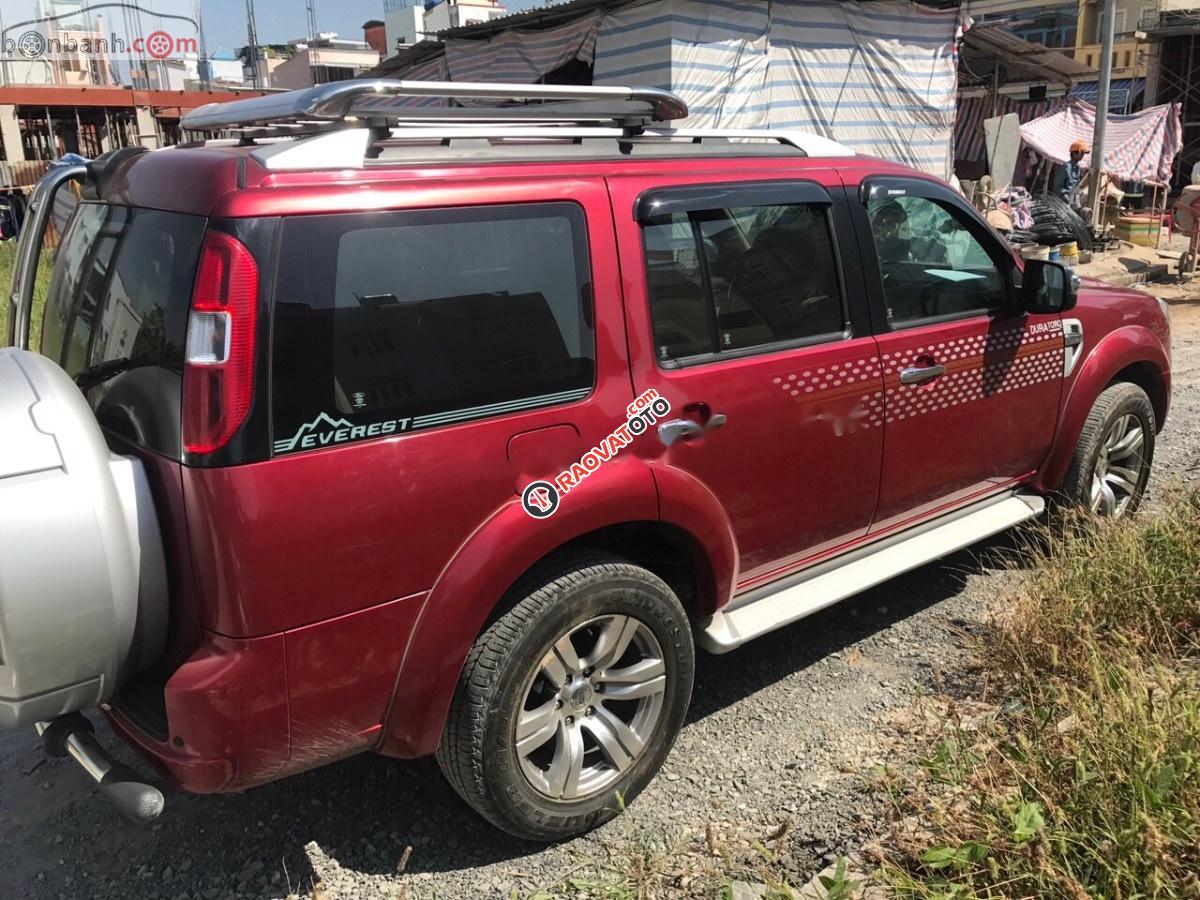 Bán ô tô Ford Everest 4X2 AT năm sản xuất 2011, màu đỏ xe gia đình, giá 490tr-5