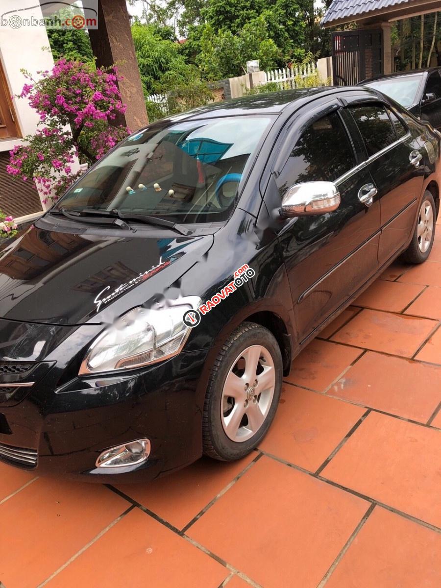 Xe Toyota Vios 1.5E sản xuất năm 2009, màu đen ít sử dụng-1