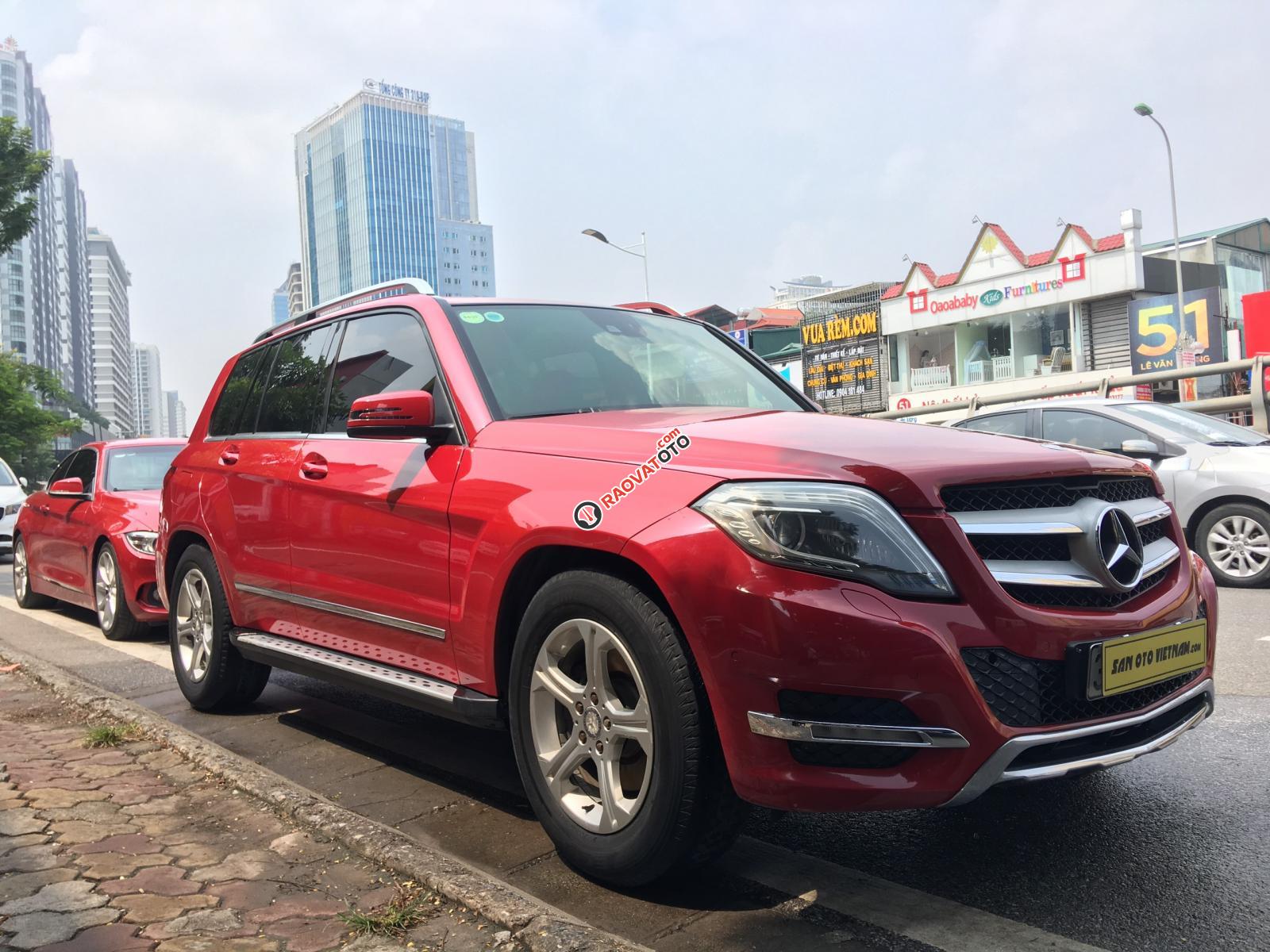 Cần bán xe Mercedes GLk300 4Matic đời 2012, màu đỏ-3