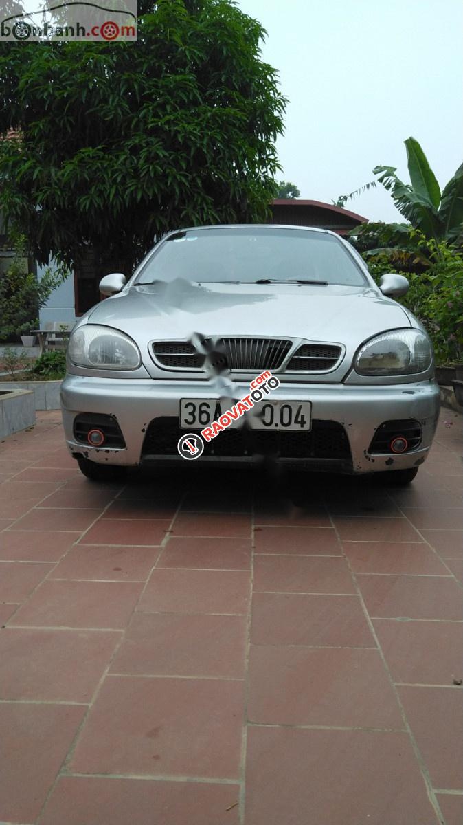 Bán ô tô Daewoo Lanos SX sản xuất năm 2004, màu bạc-1