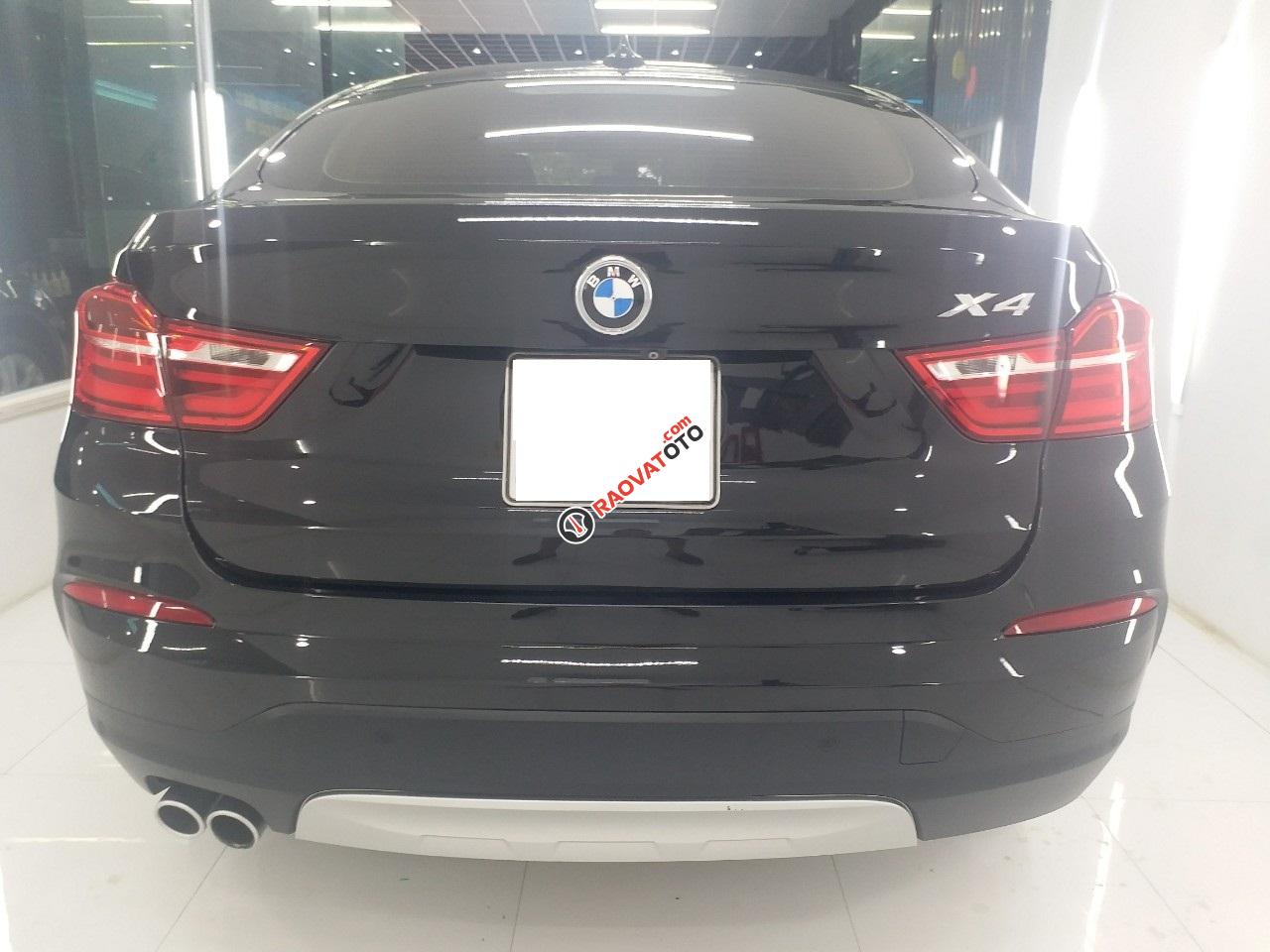 Bán BMW X4 xDriver28i sản xuất 2014, màu đen, nội thất kem nhập khẩu nguyên chiếc, biển Hà Nội-0