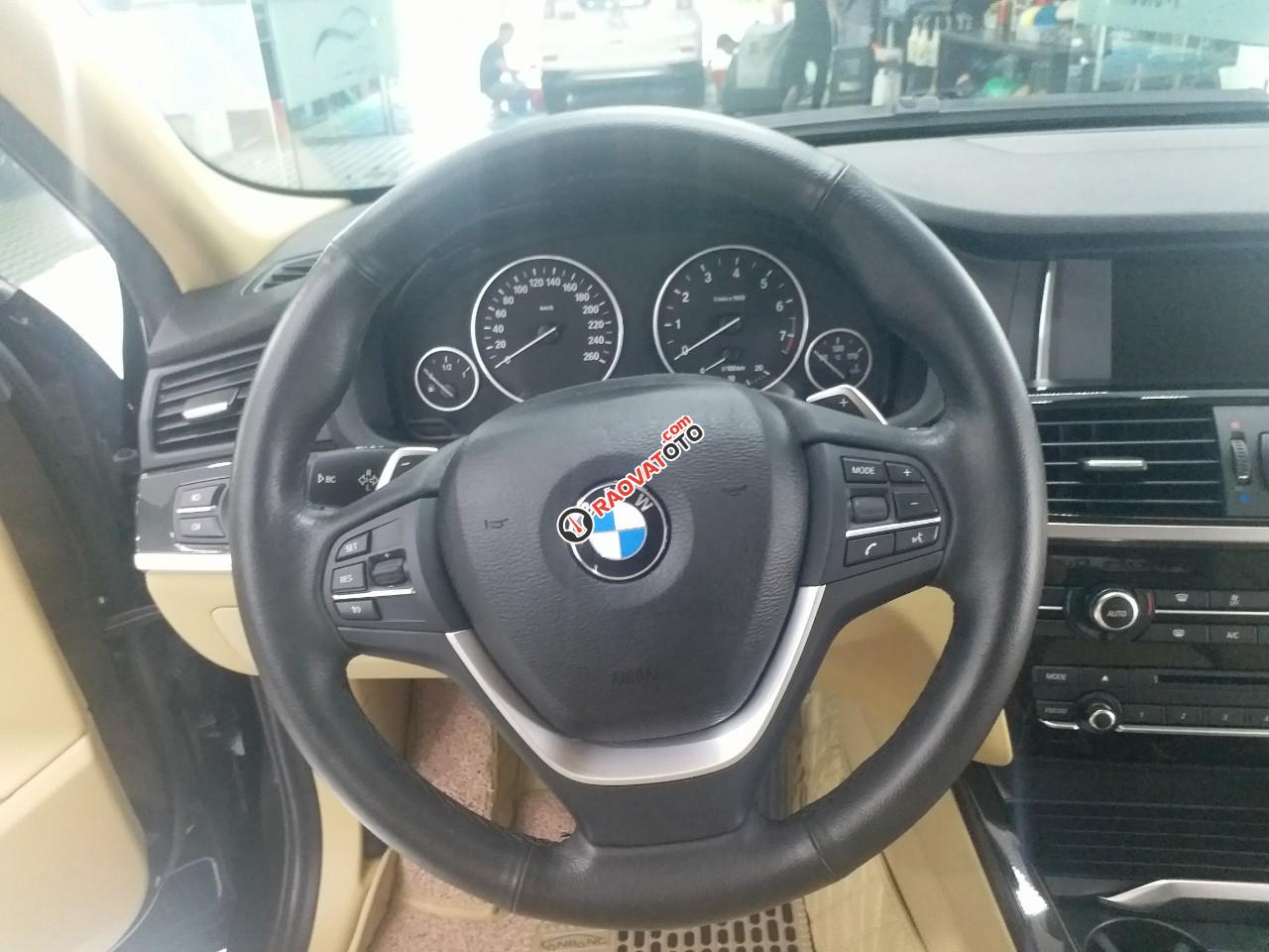 Bán BMW X4 xDriver28i sản xuất 2014, màu đen, nội thất kem nhập khẩu nguyên chiếc, biển Hà Nội-8