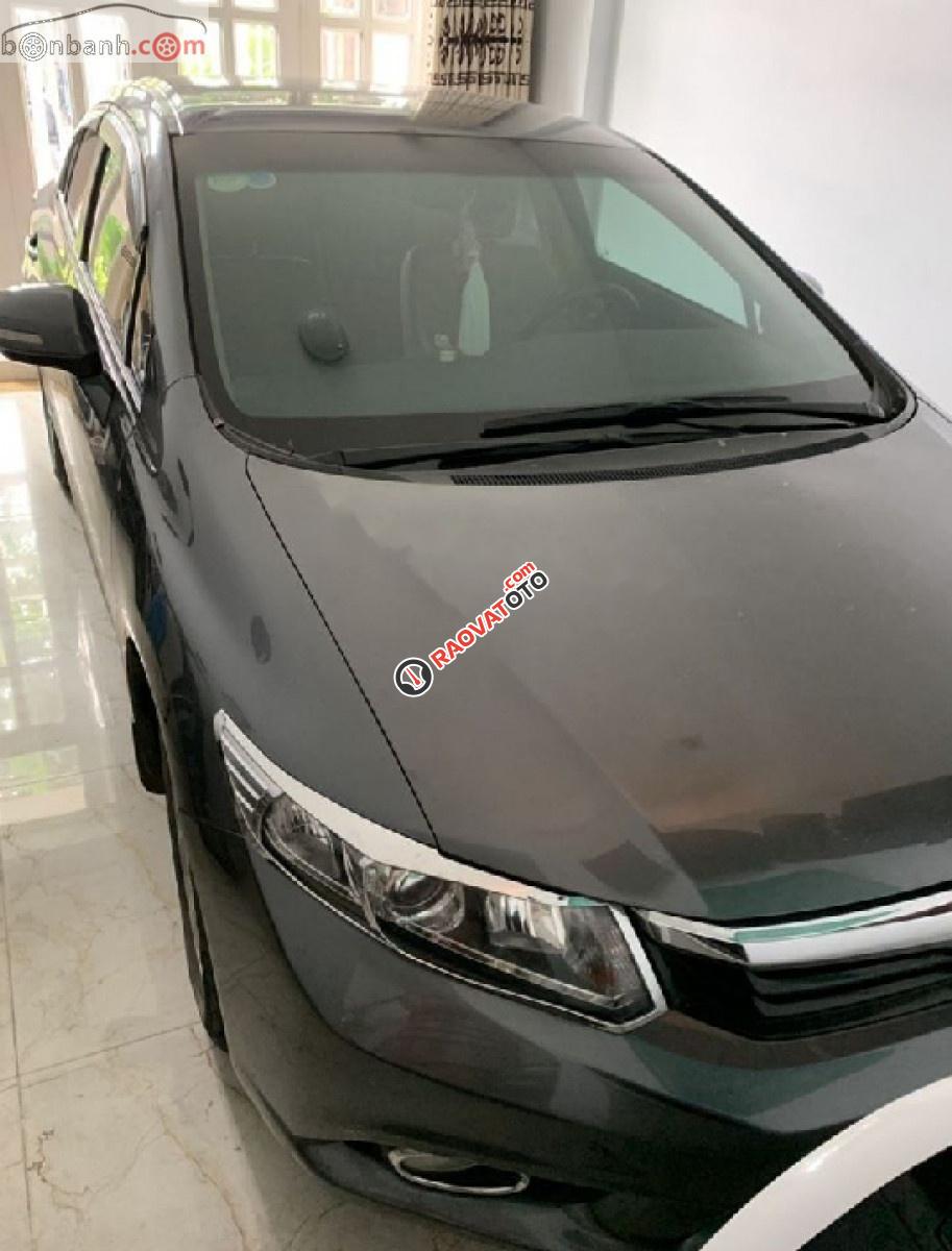 Cần bán gấp Honda Civic 1.8 AT sản xuất 2013, màu xám  -0