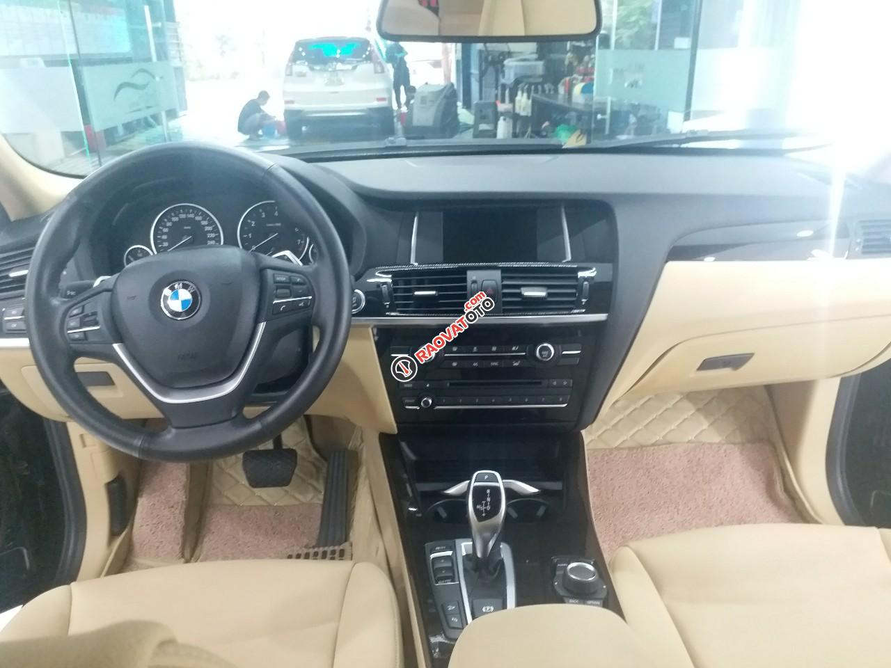 Bán BMW X4 xDriver28i sản xuất 2014, màu đen, nội thất kem nhập khẩu nguyên chiếc, biển Hà Nội-13