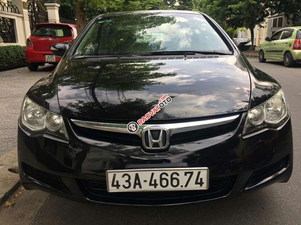 Bán Honda Civic AT năm sản xuất 2008, màu đen -0