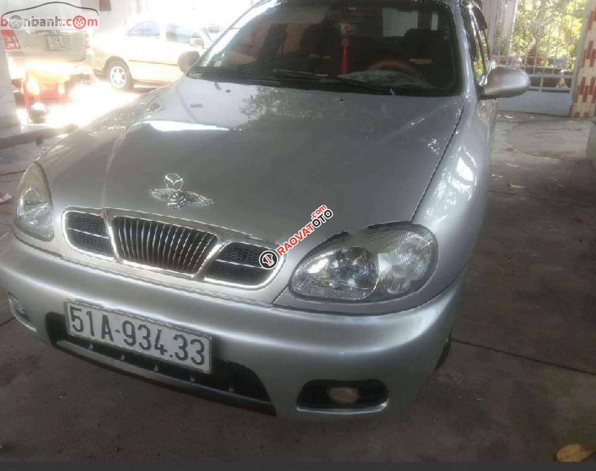 Bán xe Daewoo Lanos SX sản xuất 2002, màu bạc-2