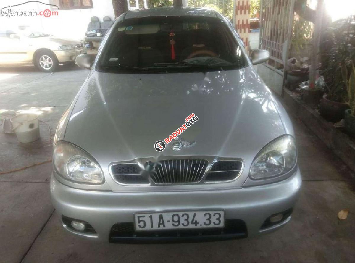 Bán xe Daewoo Lanos SX sản xuất 2002, màu bạc-3