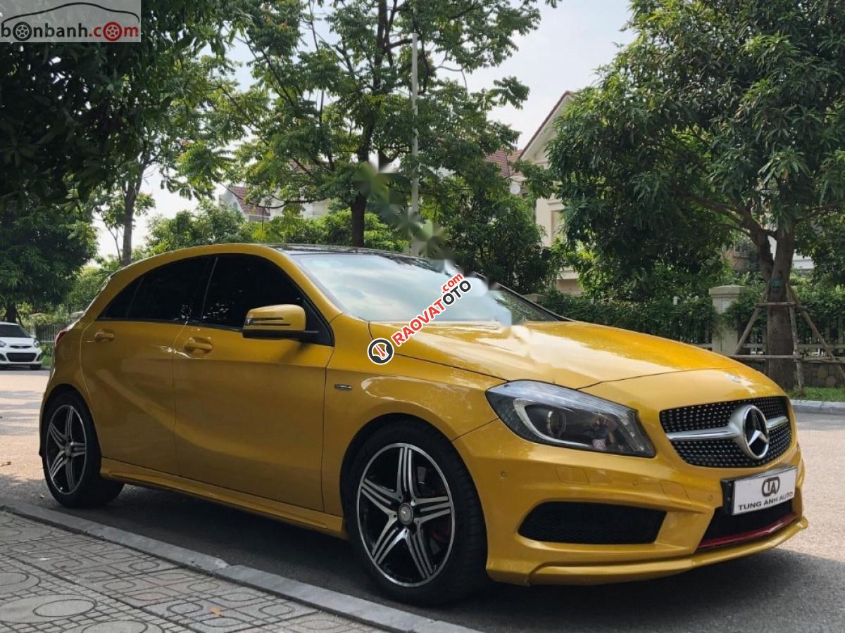 Bán Mercedes A250 Sport AMG sản xuất năm 2013, màu vàng, nhập khẩu -6