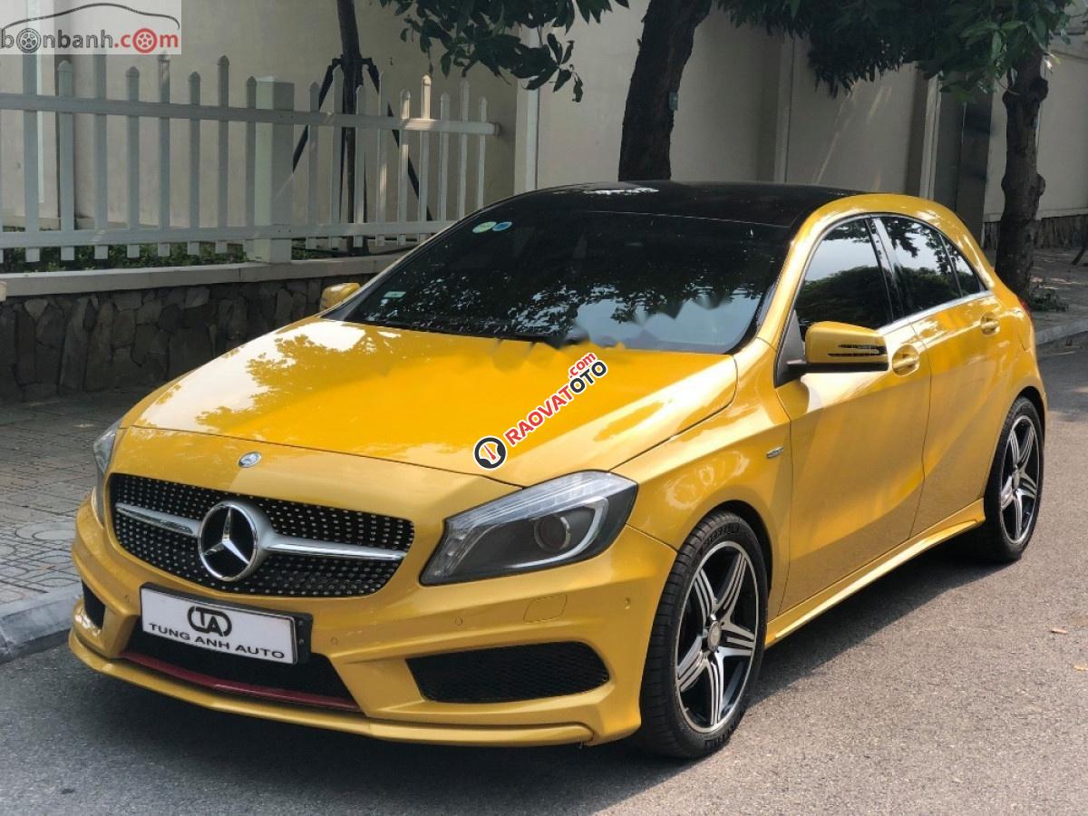 Bán Mercedes A250 Sport AMG sản xuất năm 2013, màu vàng, nhập khẩu -8