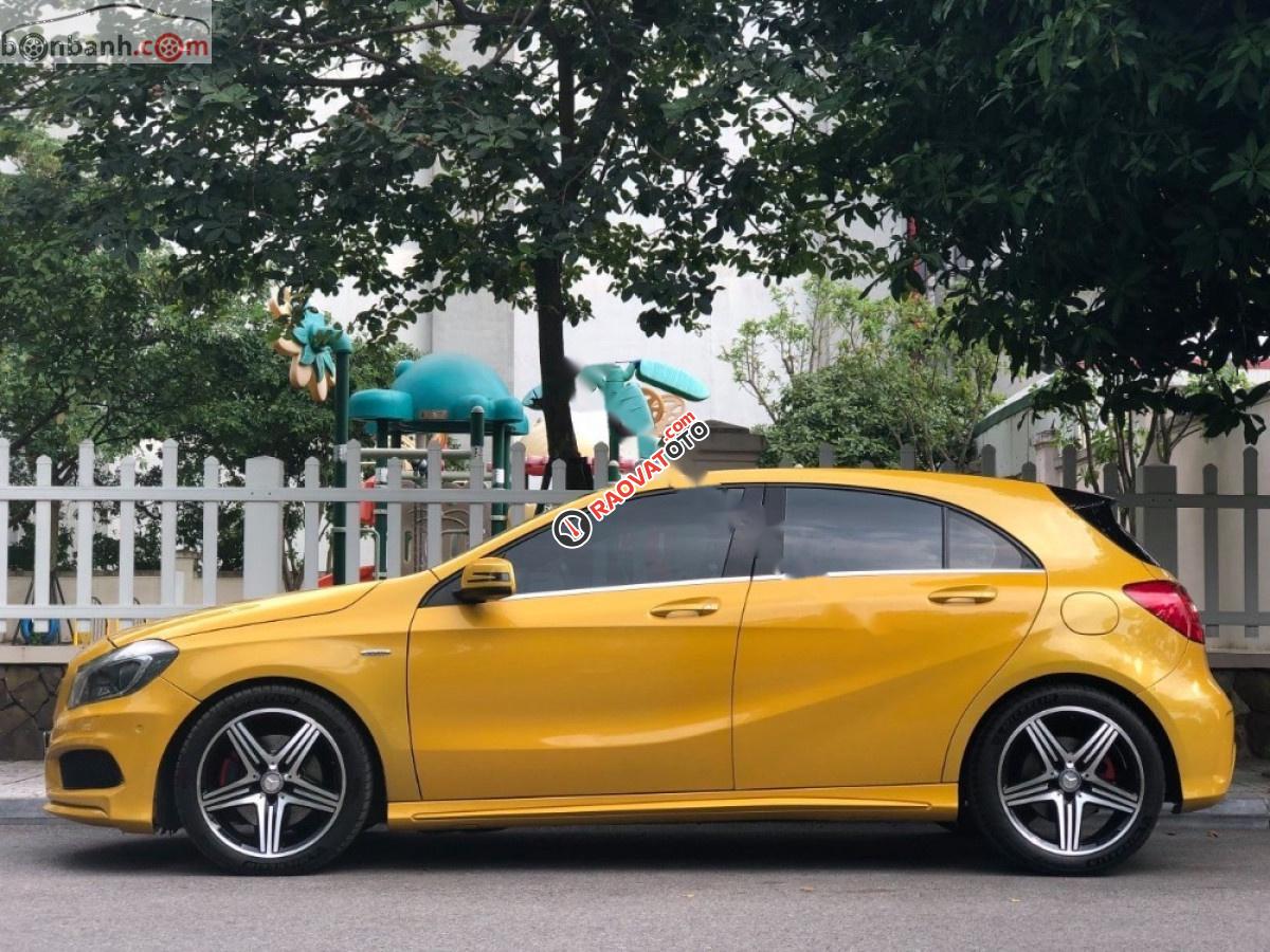 Bán Mercedes A250 Sport AMG sản xuất năm 2013, màu vàng, nhập khẩu -9