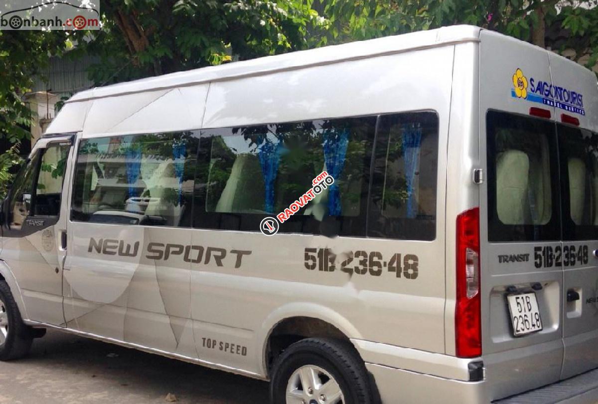 Bán Ford Transit Luxury đời 2017, màu bạc-3