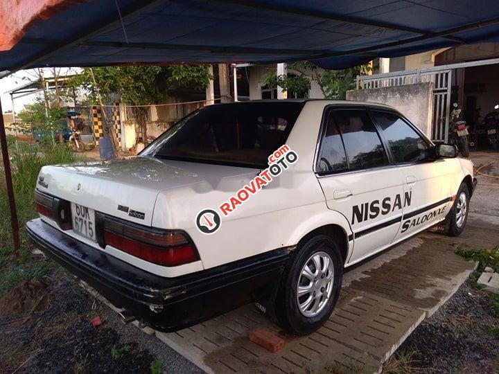 Bán Nissan Bluebird đời 1990, màu trắng, xe nhập-1