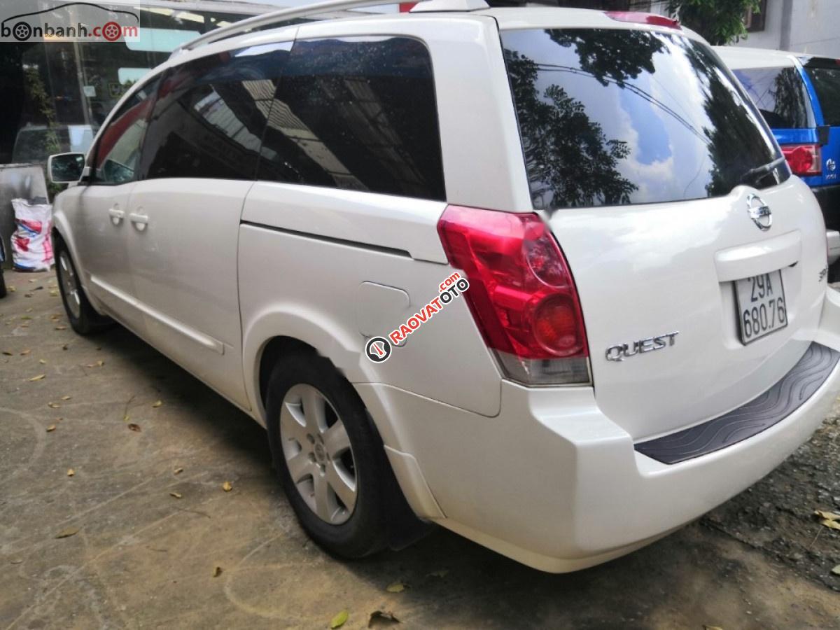 Bán Nissan Quest SL 3.5 V6 sản xuất năm 2005, màu trắng, nhập khẩu  -7