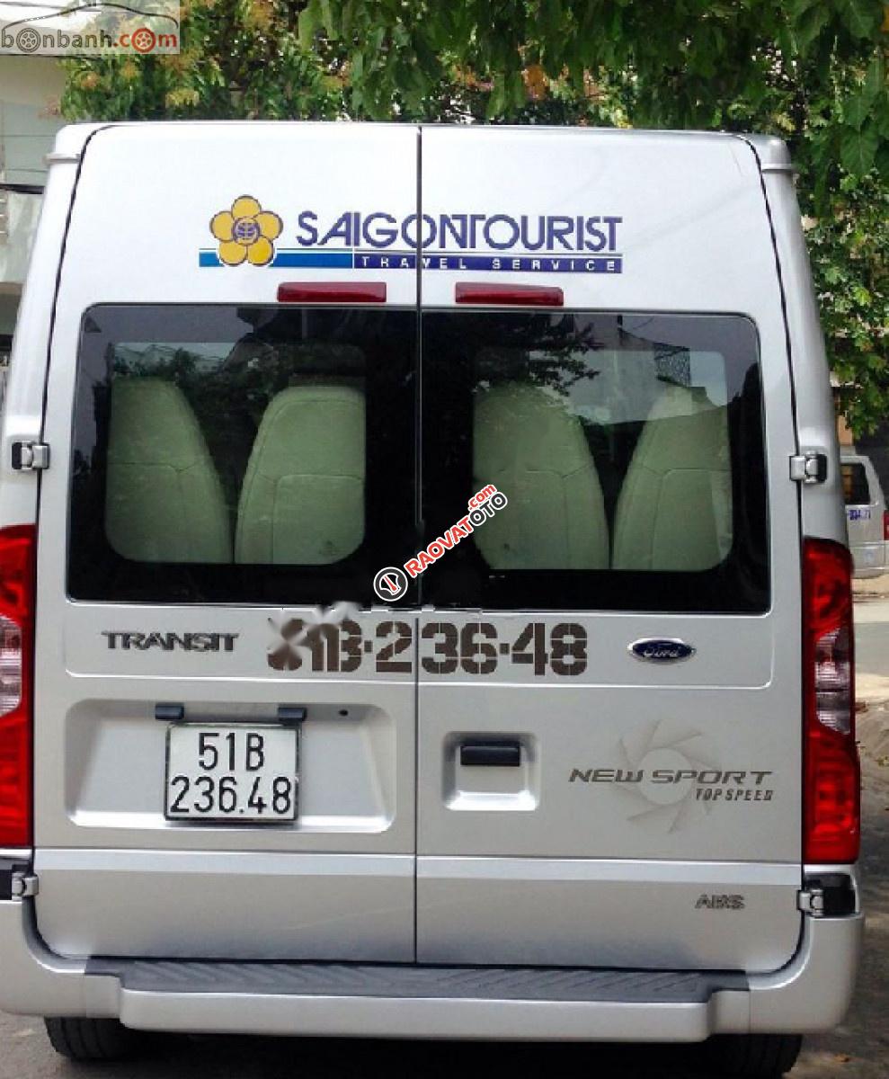 Bán Ford Transit Luxury đời 2017, màu bạc-0