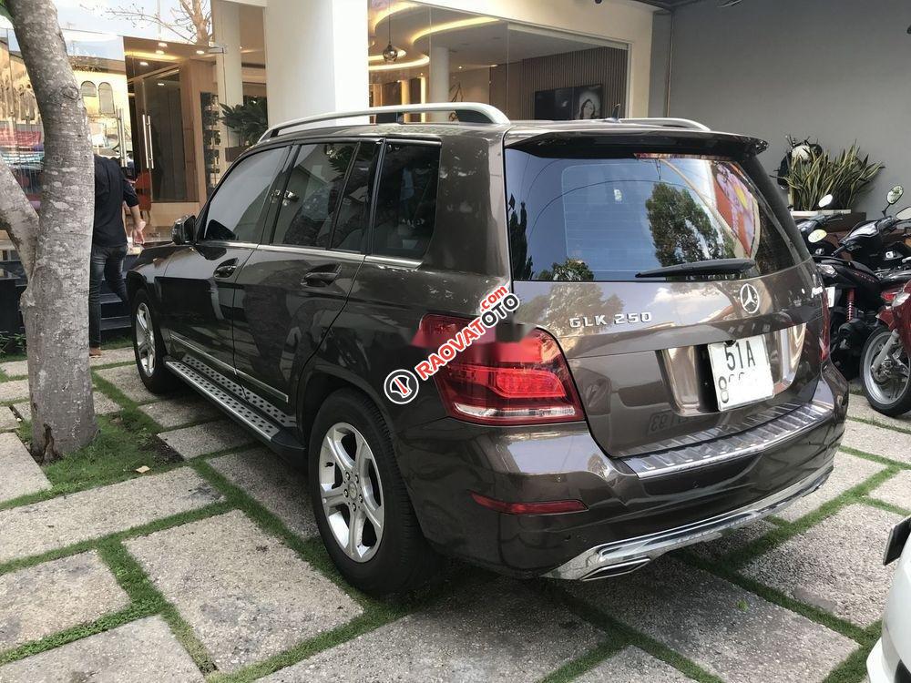 Bán Mercedes GLK250 4Matic sản xuất 2014, màu nâu-2